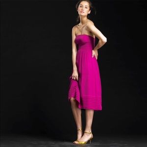J Crew Juliette Dress✨ Gorgeous Fuchsia Raspberry Color 🌷